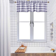 Sötétkék Buffalo Check karnis 140 cm x 38 cm-es bottartó zseb