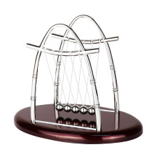 Newton's Cradle Desk Ornament Plastic and Metal