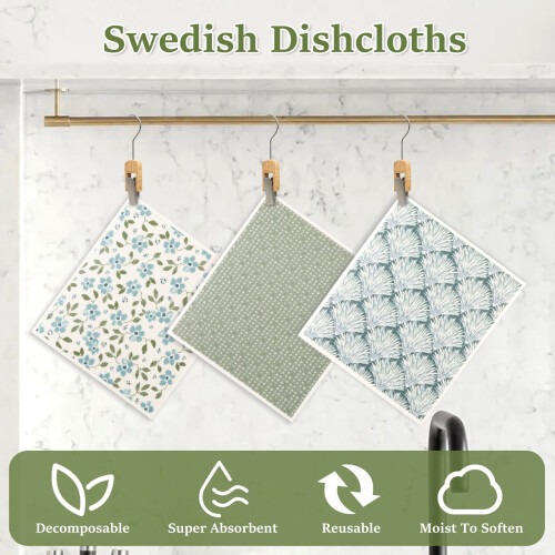 Zweedse Vaatdoeken17x19,5cm6Pack 2