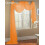 Sheer Voile Window Valance Orange 37" x 216" 1