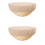 Conjunto de 2 cestos de fermentação de pão em rattan redondo de 23 cm (9 polegadas). 1