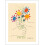 Picasso blomsterbuket kunsttryk 30x43 cm uindrammet 1
