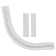 Fehér műanyag függönysín-összekötő 10,5 cm