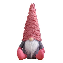 Christmas gnome plush doll home decor pink