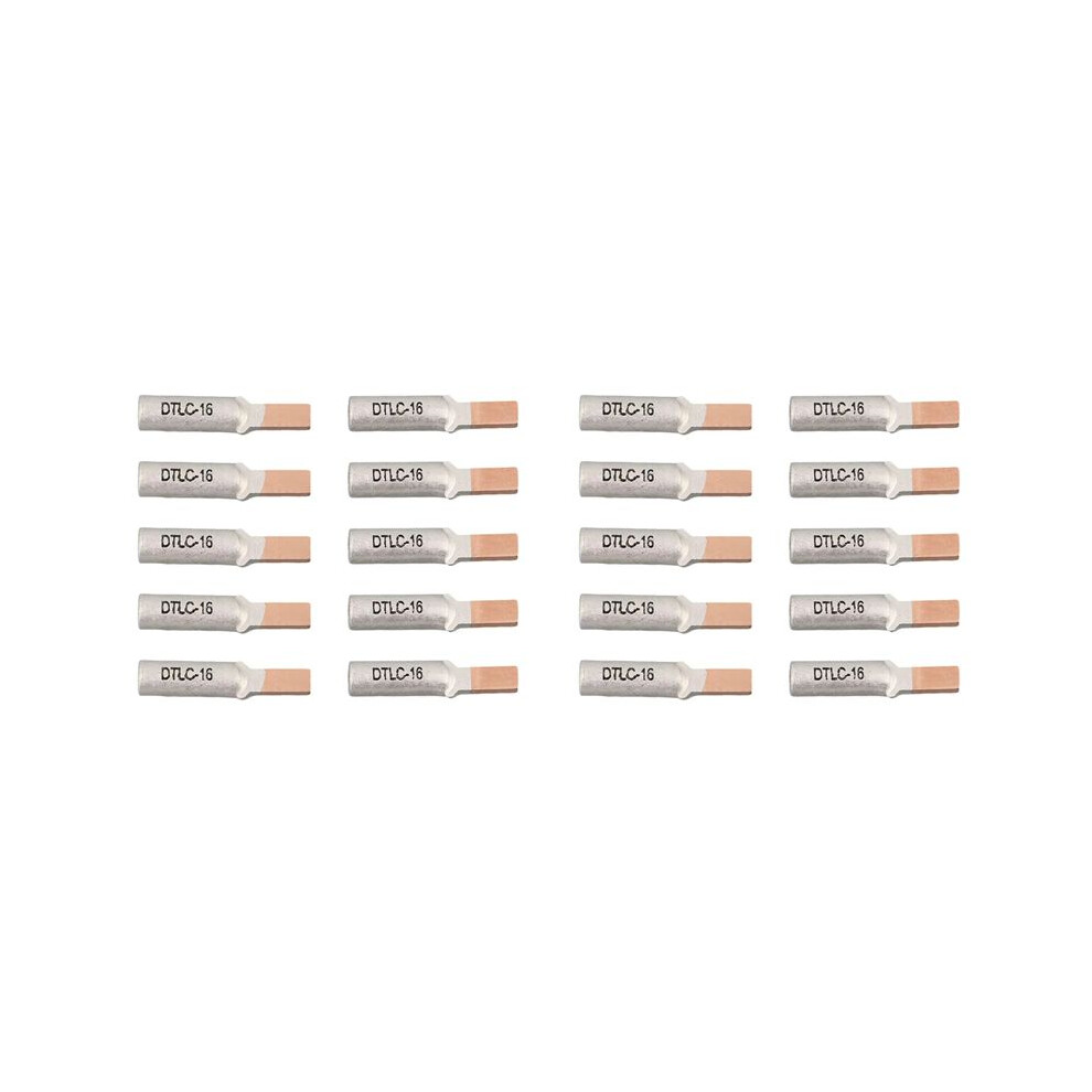 20Pcs Circuit Breaker Copper Aluminum Cable Terminal Electric Meter Wire Connector Bimetallic Cable Lugs Dtlc-16 6031977063938