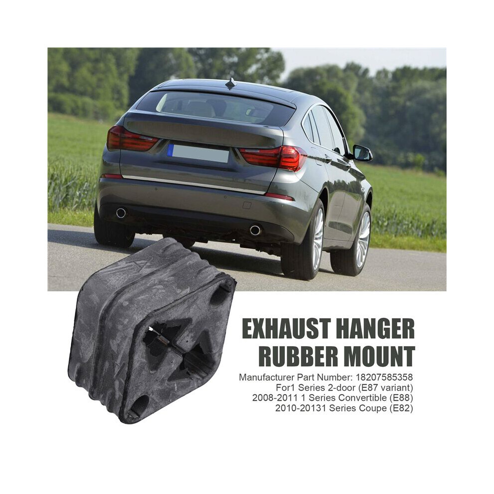 2X 18207585358 Car Exhaust Hanger Rubber Mount For F06 F10 F11 F12 F13 520I 528I 535I 640I 730I 4713140039163