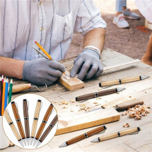 12 Pieces Wood Turning Pen Set with Refills Rotating Pen Kit for Wood Turning Bulk Lathe Turning Supplies for Pen Making