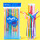 Huixinou bendable food-grade plastic drinking straws, 100 3