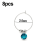 8-teiliges Weinglas-Anhänger-Ring-Set 2