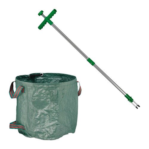 Diserbante con sacco per rifiuti da giardino