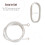 Gecheer curtain wire with hooks 10 feet 2