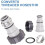 8Pack Pool Hose Adapter,Type A Pool Hose Connector for 1.5/1.25 Inch Vacuum Hose Adapters, Threaded Connection 5
