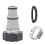 8Pack Pool Hose Adapter,Type A Pool Hose Connector for 1.5/1.25 Inch Vacuum Hose Adapters, Threaded Connection 6
