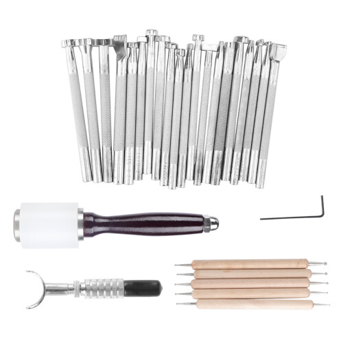 Professional Leather Craft Tool Set 28Pcs 2