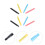 8Pièces Brosse Plastique Durable Facile Nettoyage 3