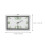 2Pièces Tableau Bord Alliage Argent Mini Lumineuses 2