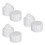 300St Wegwerp Katoenen , Absorberend, Medium Formaat, Wit 7