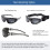 Modern Design UV400 Sunglasses For Eye Protections During-Black 3