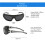 Modern Design UV400 Sunglasses For Eye Protections During-Black 4