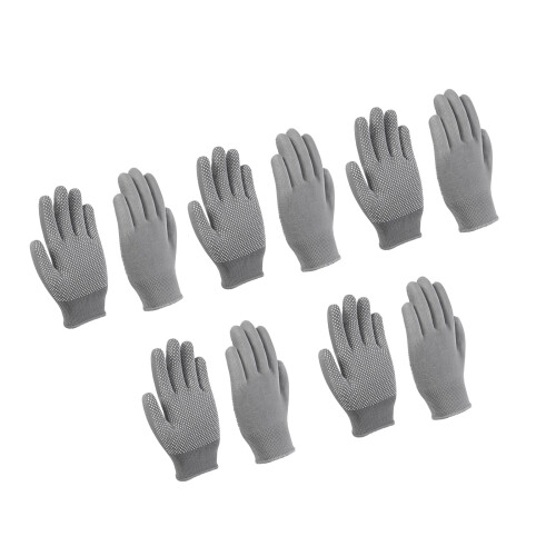 Atmungsaktive, flexible Arbeitssicherheitshandschuhe-Grau 5 Paar