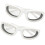 2pcs Dust Proof Onion Goggles For Cutting Onions pepper-White 1