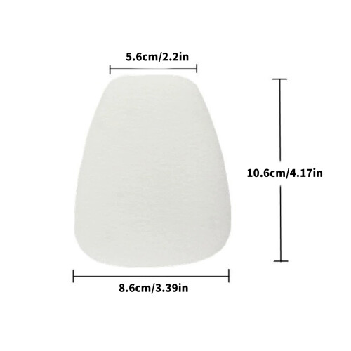 10 atmungsaktive 5N11CN-Filterblätter, Sicherheitsmaskenfilter, 2