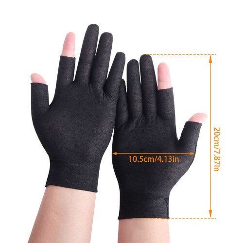 10 Pair Cotton Touch Display Gloves Mitten Breathable-Gray 1