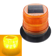 Automatisch aufladende Solar-Ampeln,-gelbes Licht