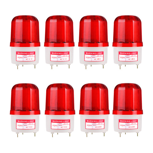 100dB Loud Security Siren with LED Strobe Light &-24V flashing 1
