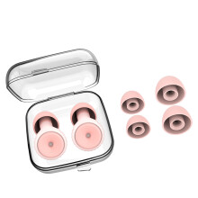 Wasserdichte Schwimm-Ohrstöpsel mit Spitzen in-Rosa