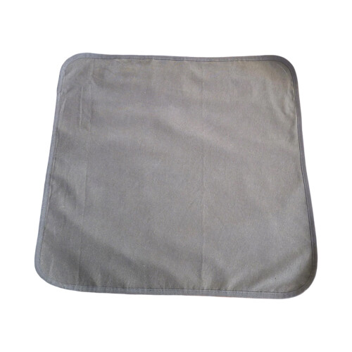 Strahlungsblockierende Decke aus Metallfaser,-46x46cm dunkelgrau