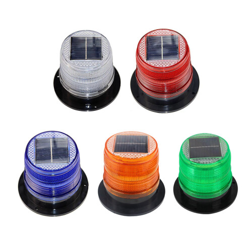 Automatic Brightness Adjustment Solar Lights Beacons-blue light 1