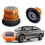 Auto Charging Solar Traffic Lights LED Beacons-yellow light 3
