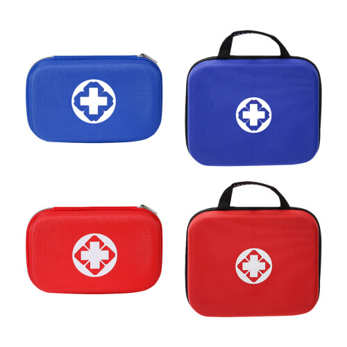 Multifunctionele opbergoplossing met ritssluitingen en-S Blauw 1