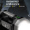 Portable Solar Hand Crank USB Rechargeable Flashlight-Silver 5