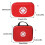 Large Capacity First Aid Storage Bag With Waterproof Anti-L Red 4