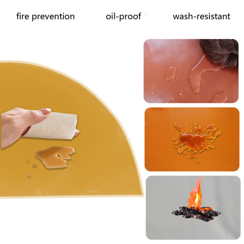Kamin-Sicherheitsmatte, thermische Barriere,-150x81cm 2