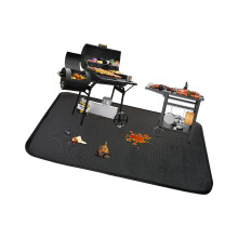 Übergroße feuerfeste Grill-Bodenabdeckung für-150x100cm