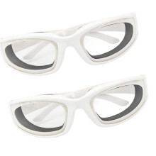 Lunettes 2 pièces pour le nettoyage de la cuisine et le-Blanc