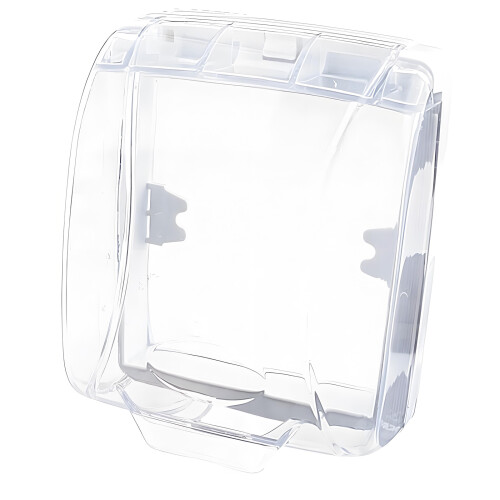 Étui de protection PC haute transparence, couvercle-1 pièce