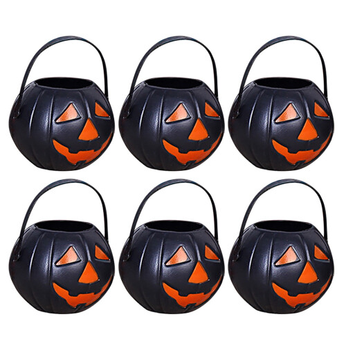 Halloweenpumpa godisskål hink 6-pack 1