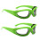 2pc Onion Goggles Impact Resistant Protective Eyewears-green 1