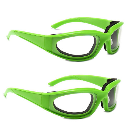 2pc Onion Goggles Impact Resistant Protective Eyewears-green