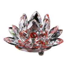 Captor de soare prismatic din cristal, formă de lotus, cu design elegant, îmbunătățește-ți decorul casei cu un talisman norocos de înaltă
