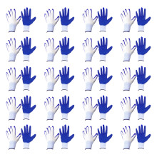 20 Pairs Oil Resistant Work Gloves Heavy Duty Nitrile