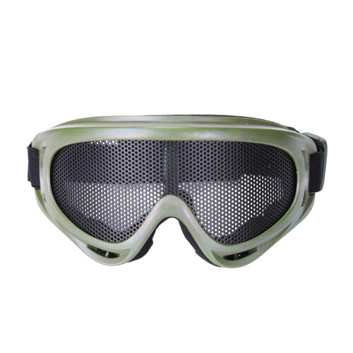 Unbreakable Mesh Lens Protective Goggles Glasses Perfect-green