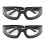 2pcs Protective Sealed Glasses For Cooking Cleaning And-Black 1