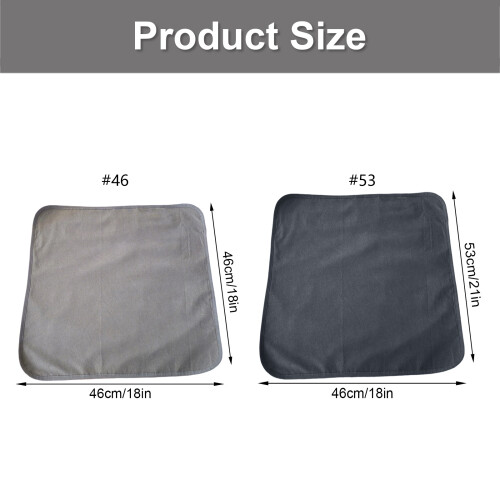 Couverture de protection Portable-46x53cm gris clair 1