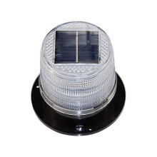 Solarbetriebene verkehrssichere Baken mit-Rote und blaue Lichter
