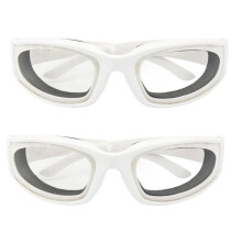2pc Onion Goggles Impact Resistant Protective Eyewears-White